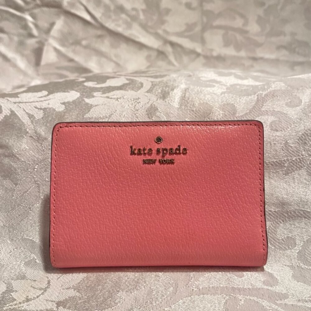 Kate Spade New York Pink Leather Bifold Wallet